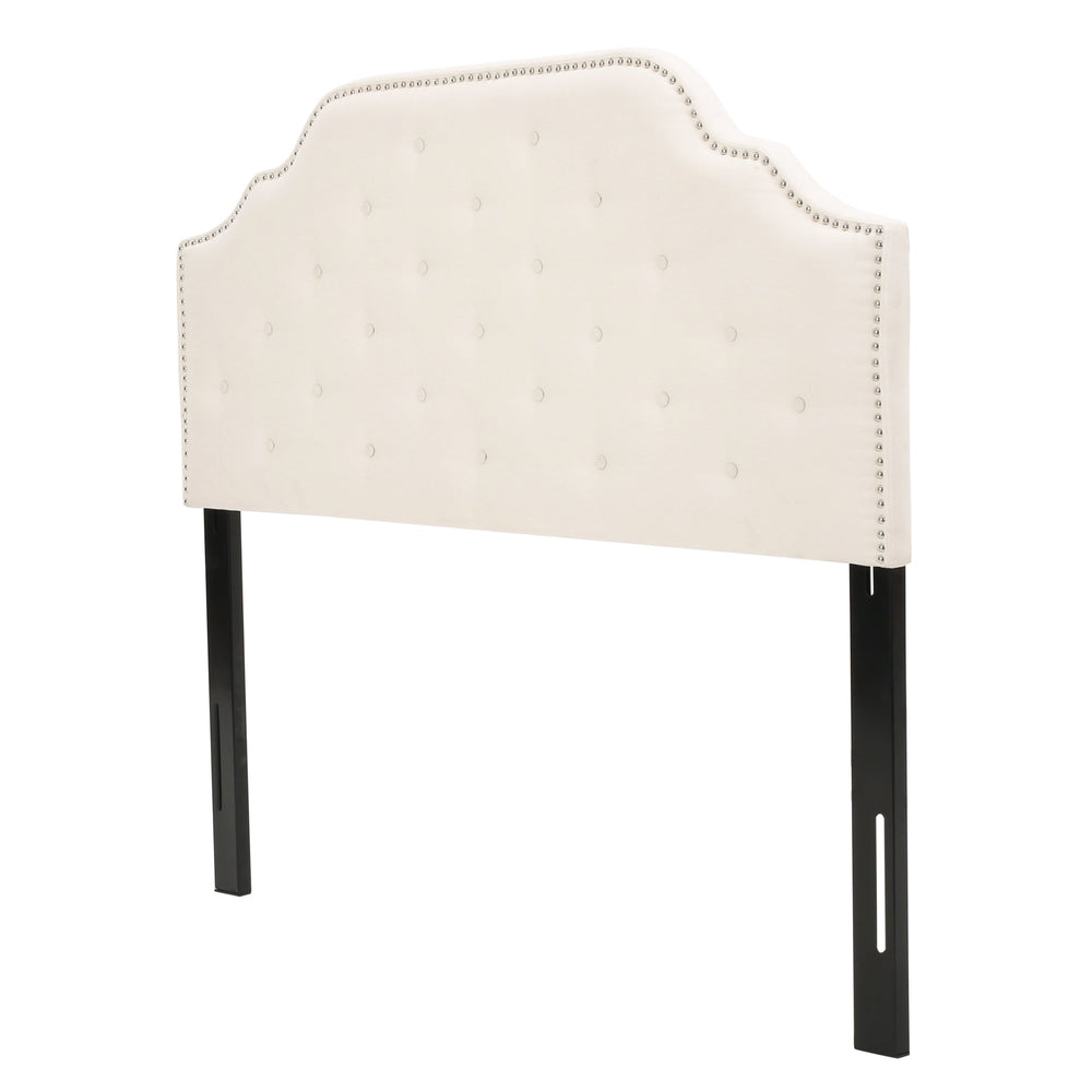 Silas Fabric Headboard – Queen/Full, Ivory