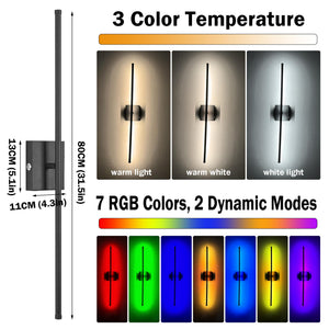 Rechargeable Wall Sconces Set of 2 with Remote Control