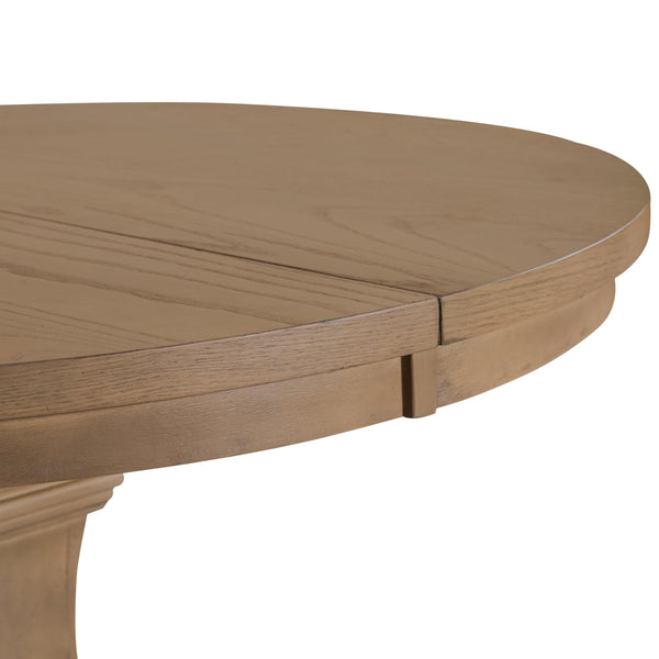 Round to Oval Extendable Dining Table