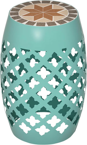Mosaic Round Outdoor Side Table