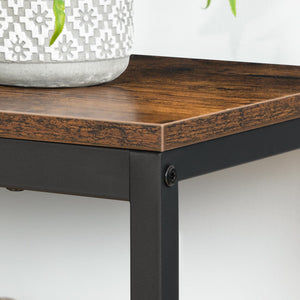 3-Tier Shoe Bench with Mesh Shelves