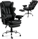 Heated Massage Executive Office Chair with Footrest