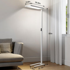 80" LED Floor Lamp, 7500LM Dimmable Full Spectrum