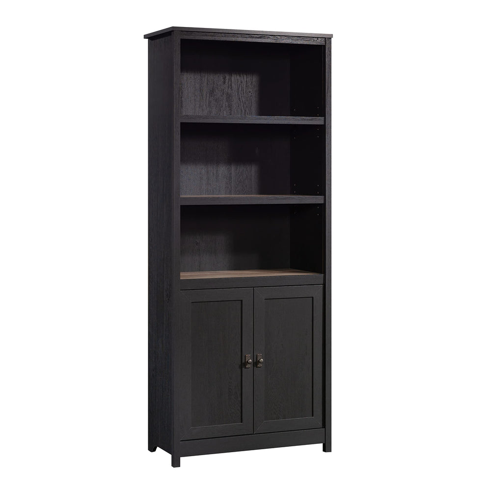 5-Shelf Library Bookcase with Doors