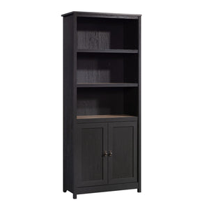 5-Shelf Library Bookcase with Doors