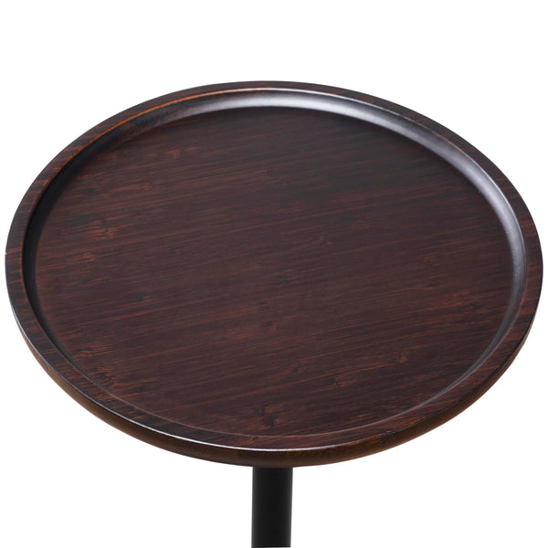 Freestanding Coat Rack with Table & 6 Hooks