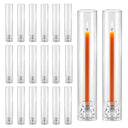 Glass Hurricane Candle Holders 20-Pack 12.6" Clear Cylinder Tubes
