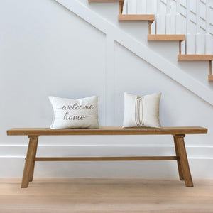 Farmhouse Solid Wood Bench
