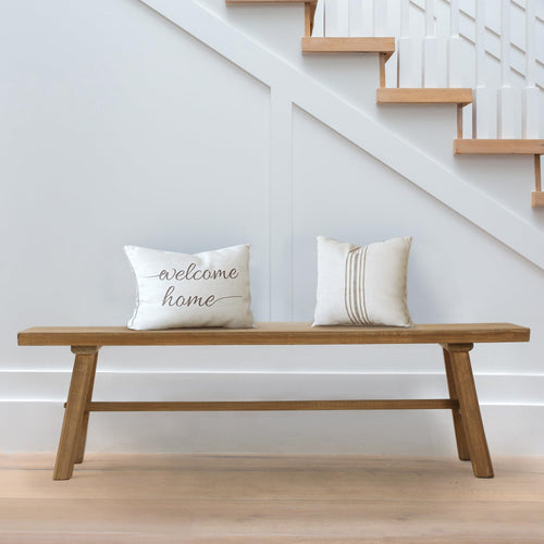 Farmhouse Solid Wood Bench