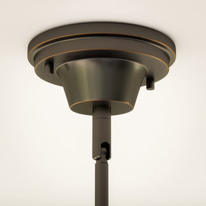 Cambridge Rustic Pendant Light – Blackened Oil Rubbed Bronze