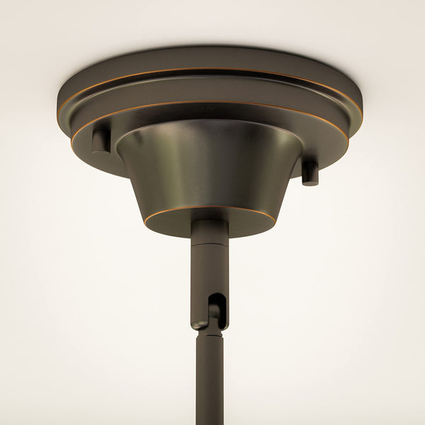 Cambridge Rustic Pendant Light – Blackened Oil Rubbed Bronze