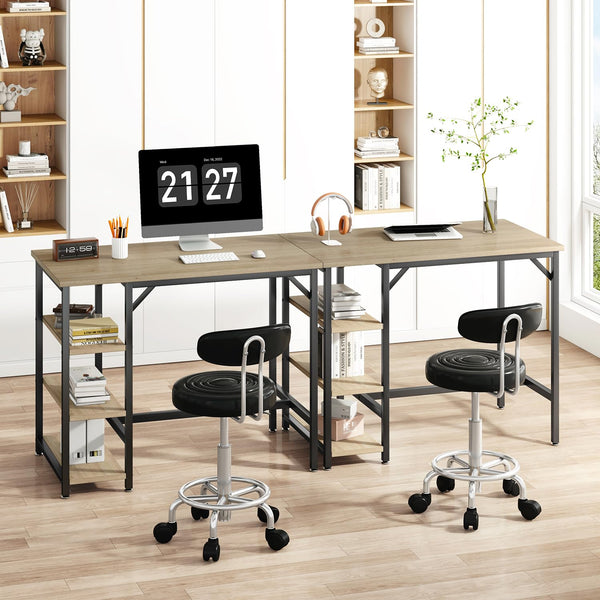 Bar Table with 3 Storage Shelves