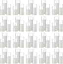Glass Cylinder Vases and Pillar Candles Set