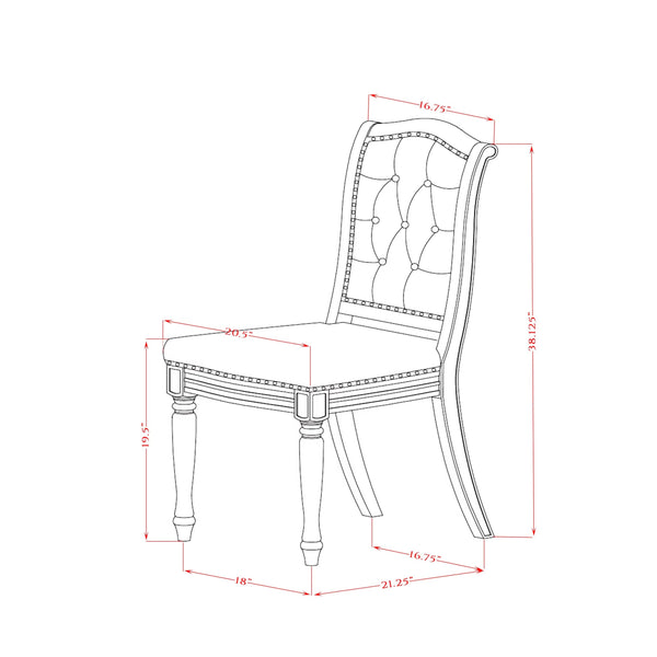 9-Piece Extendable Dining Table Set with 8 Upholstered Chairs