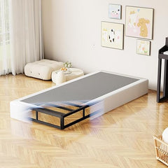 7-Inch Heavy Duty Metal Box Spring with Fabric Cover & Tool-Free Assembly