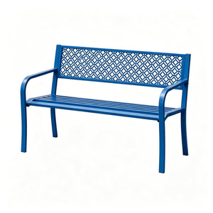 Outdoor Metal Garden Bench for 2