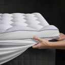 3-Inch King Memory Foam Mattress Topper with Pillow Top & Deep Pocket