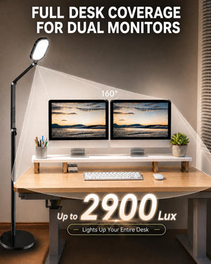 LED Floor Lamp 69" – 30 Modes, CRI 97+, Touch & Remote