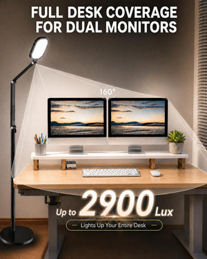 LED Floor Lamp 69" – 30 Modes, CRI 97+, Touch & Remote