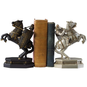 Wizard Chess Knight Bookend - Black