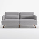 Convertible Sofa Bed with Adjustable Back – 76" Wide Sleeper Sofa