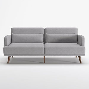 Convertible Sofa Bed with Adjustable Back – 76" Wide Sleeper Sofa