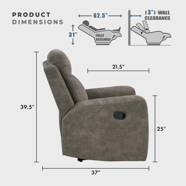 Double Reclining Loveseat with Storage Console & Cup Holders