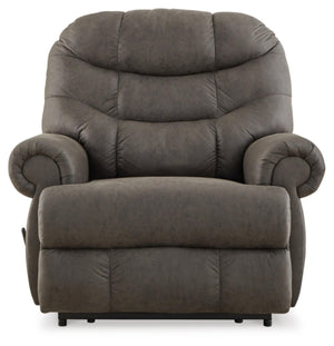 Large Zero Wall Recliner Chair – Grey Faux Leather