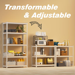 5-Tier Heavy Duty Metal Storage Shelving Unit
