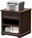 Lateral File Cabinet with Charging Station and Adjustable Shelves