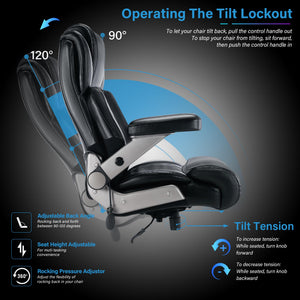 Big & Tall 700lbs Ergonomic High-Back Office Chair