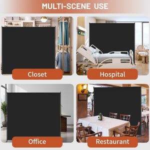 Room Divider Single Panel Privacy Screen – Freestanding Partition Wall