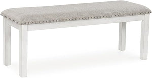 Counter Height Dining Bench with Cushioned Seat