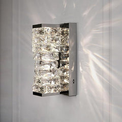 Modern Dimmable LED Crystal Wall Sconce