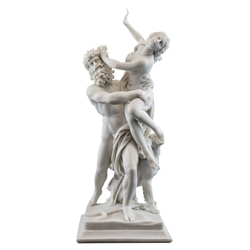 Pluto and Proserpina Greek Statue – 14 Inch Cold Cast Marble Sculpture