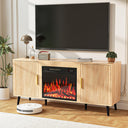 58" Fireplace TV Stand with 23" Electric Fireplace