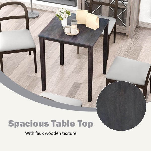 Square Counter Height Dining Table, 30"x30"x36"