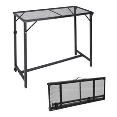 Folding Outdoor Bar Table with Waterproof Mesh Top