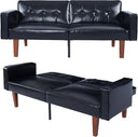 Convertible Futon Sofa Bed with Split Back