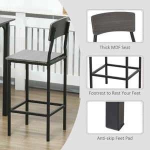 5-Piece Counter Height Bar Table and Chairs Set