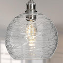 Small Crystal Chandelier 3-Light Farmhouse Pendant