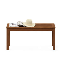 Outdoor Backless Wood Bench