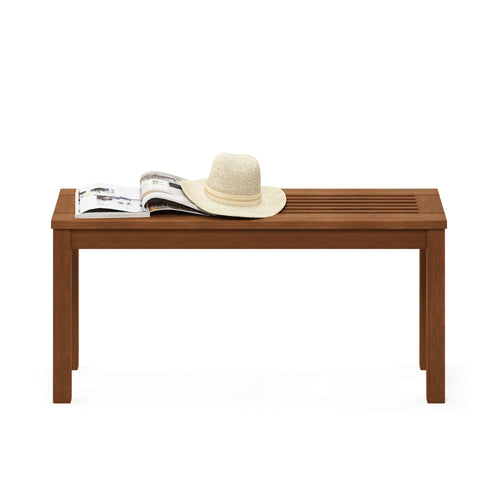 Outdoor Backless Wood Bench