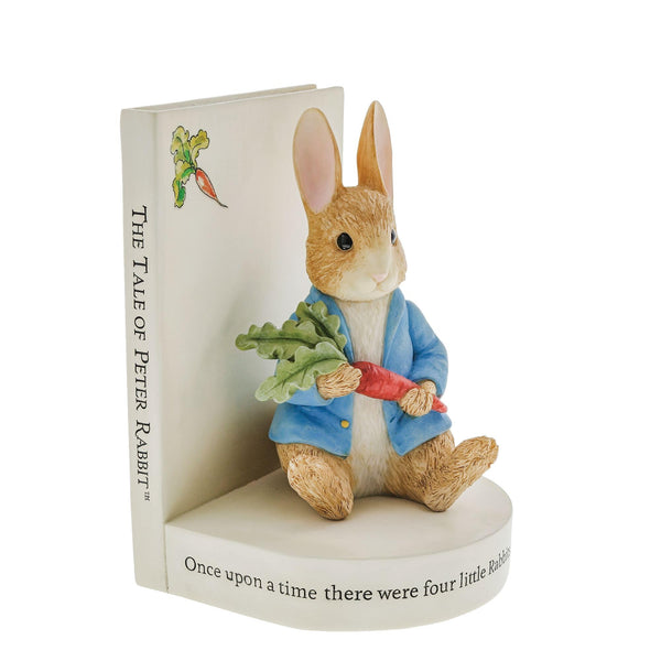 Peter Rabbit Cast Stone Decorative Bookend – Off White