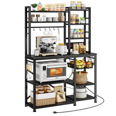 10-Shelf Kitchen Baker's Rack with Power Outlet