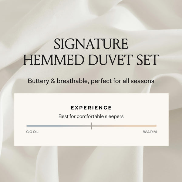 Organic Cotton Duvet Cover Set with Shams