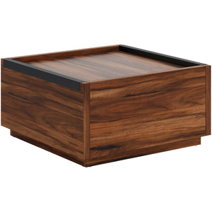 Square Coffee Table with Storage Drawers