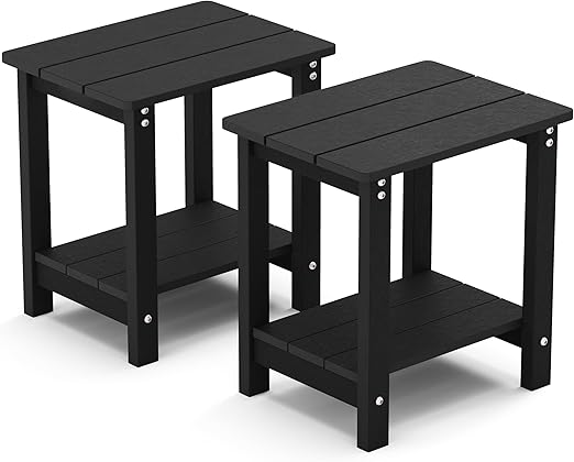Outdoor Adirondack Side Table – Single & Double Tier