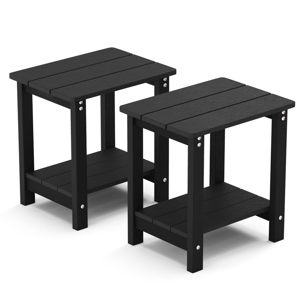 Outdoor Adirondack Side Table – Single & Double Tier