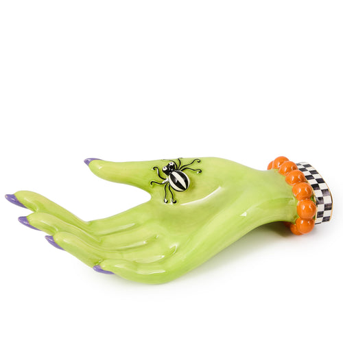 Ceramic Witch Hand Trinket Tray